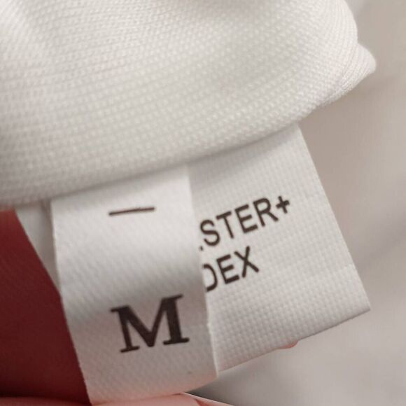 ALLIMY WHITE WOMEN SUMMER RUFFLE TRIM NECKLINE TANK TOPS DOUBLE LINED CHIFFON BL - Picture 10 of 12